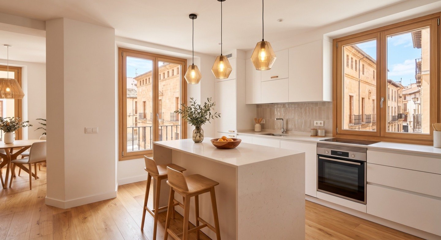 Interior preparado con homestaging